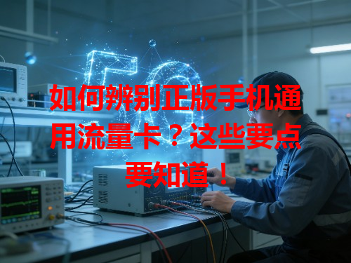 如何辨别正版手机通用流量卡？这些要点要知道！