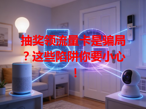 抽奖领流量卡是骗局？这些陷阱你要小心！