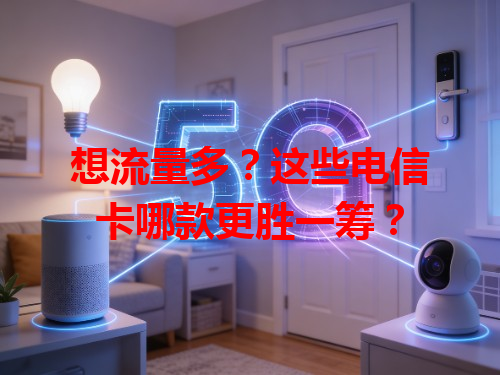 想流量多？这些电信卡哪款更胜一筹？