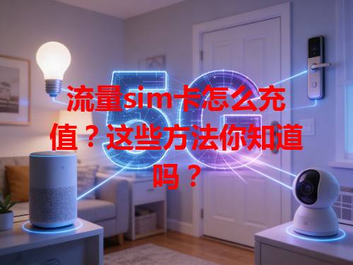 流量sim卡怎么充值？这些方法你知道吗？