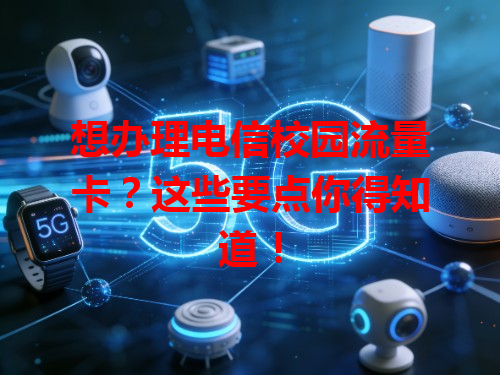 想办理电信校园流量卡？这些要点你得知道！