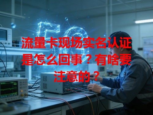 流量卡现场实名认证是怎么回事？有啥要注意的？