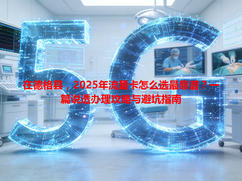 在德格县，2025年流量卡怎么选最靠谱？一篇说透办理攻略与避坑指南