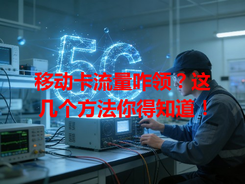 移动卡流量咋领？这几个方法你得知道！