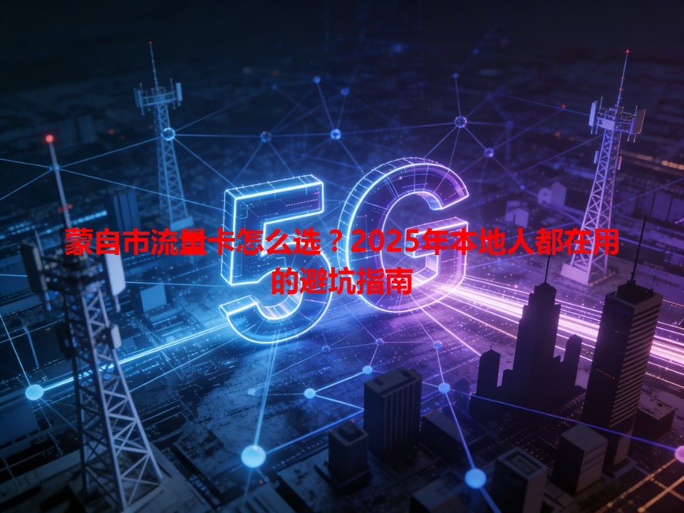 蒙自市流量卡怎么选？2025年本地人都在用的避坑指南