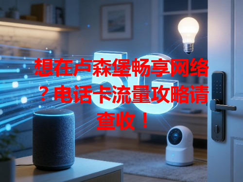 想在卢森堡畅享网络？电话卡流量攻略请查收！