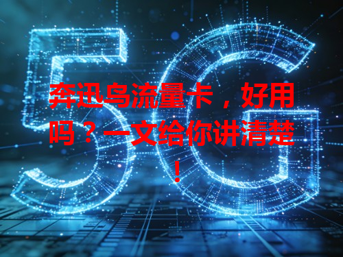 奔迅鸟流量卡，好用吗？一文给你讲清楚！