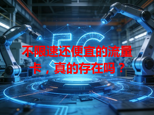 不限速还便宜的流量卡，真的存在吗？