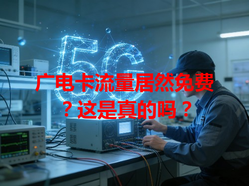广电卡流量居然免费？这是真的吗？