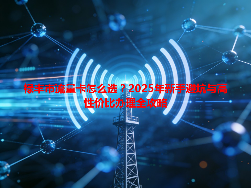 禄丰市流量卡怎么选？2025年新手避坑与高性价比办理全攻略