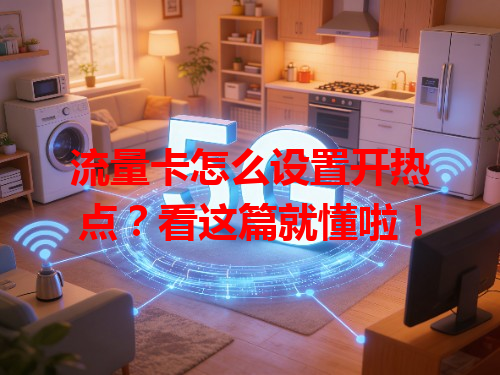 流量卡怎么设置开热点？看这篇就懂啦！