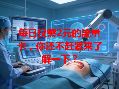 每日仅需2元的流量卡，你还不赶紧来了解一下？