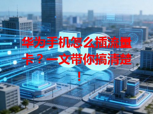 华为手机怎么插流量卡？一文带你搞清楚！