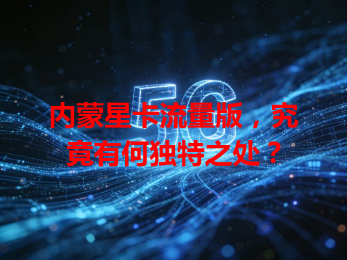 内蒙星卡流量版，究竟有何独特之处？