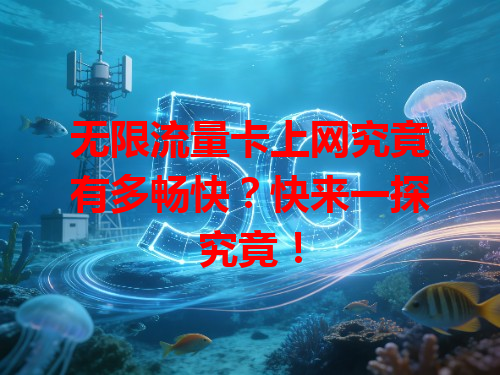 无限流量卡上网究竟有多畅快？快来一探究竟！