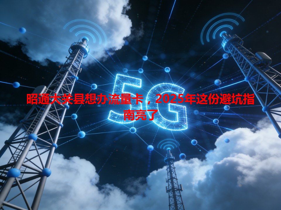 昭通大关县想办流量卡，2025年这份避坑指南亮了