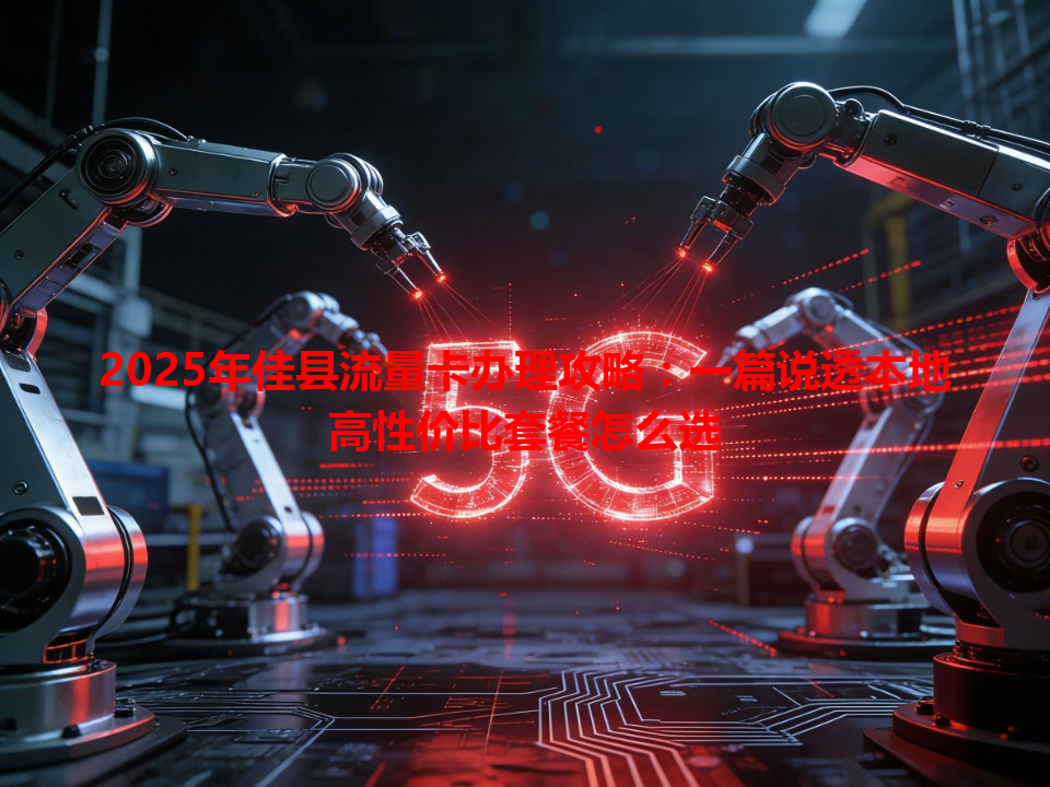 2025年佳县流量卡办理攻略：一篇说透本地高性价比套餐怎么选