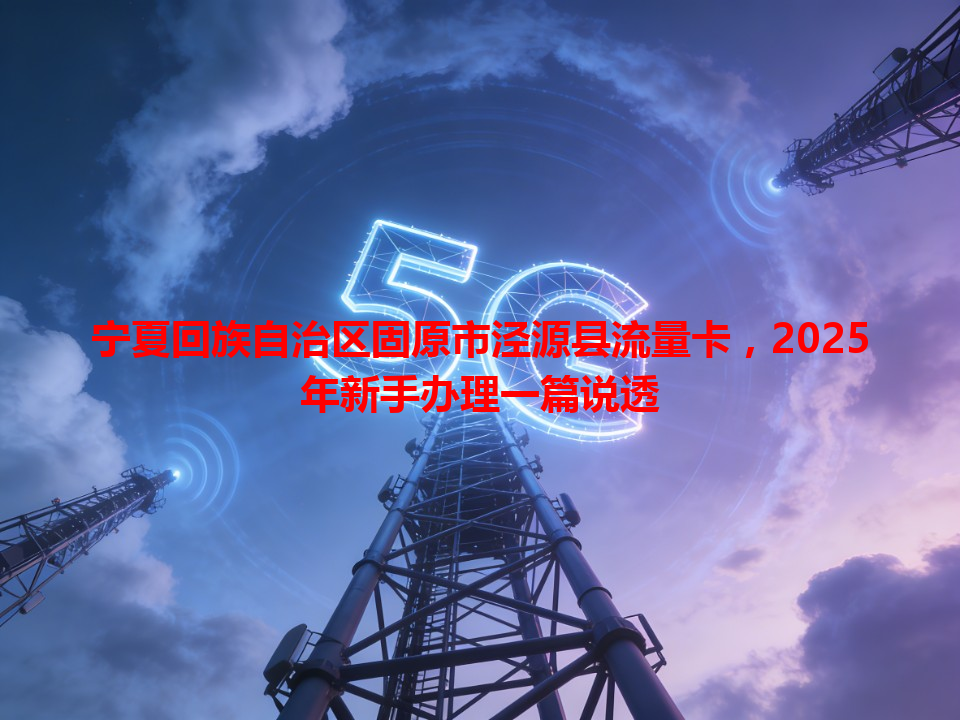 宁夏回族自治区固原市泾源县流量卡，2025年新手办理一篇说透