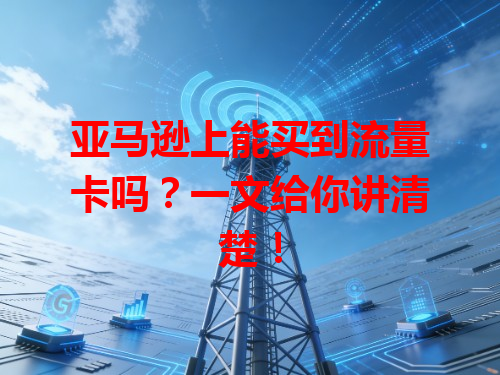 亚马逊上能买到流量卡吗？一文给你讲清楚！