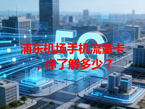 浦东机场手机流量卡，你了解多少？