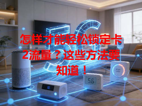 怎样才能轻松锁定卡2流量？这些方法要知道！