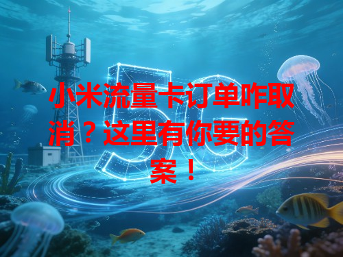 小米流量卡订单咋取消？这里有你要的答案！