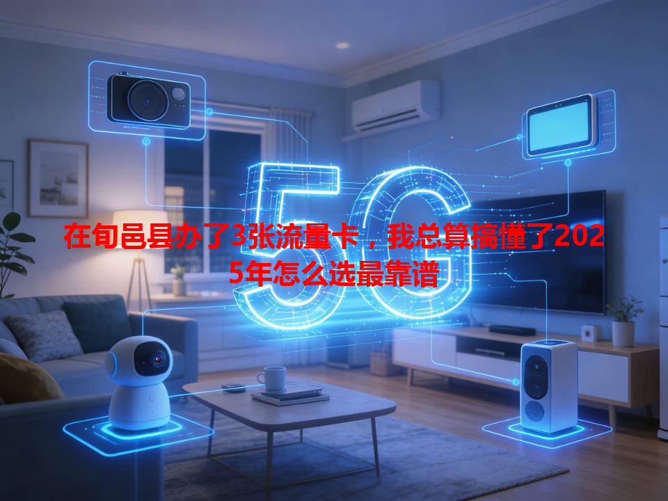 在旬邑县办了3张流量卡，我总算搞懂了2025年怎么选最靠谱