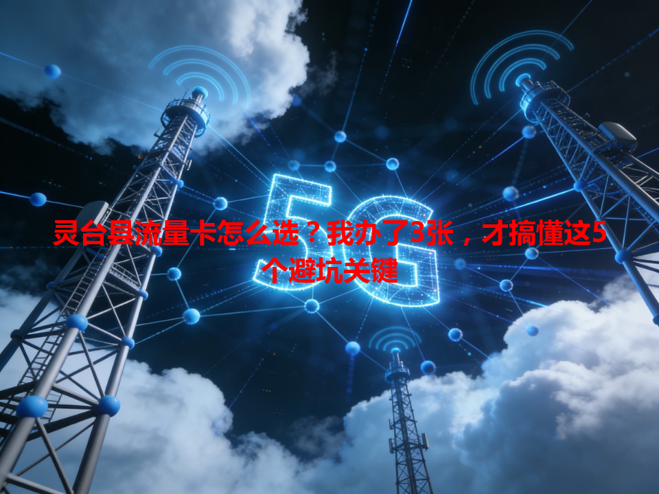 灵台县流量卡怎么选？我办了3张，才搞懂这5个避坑关键