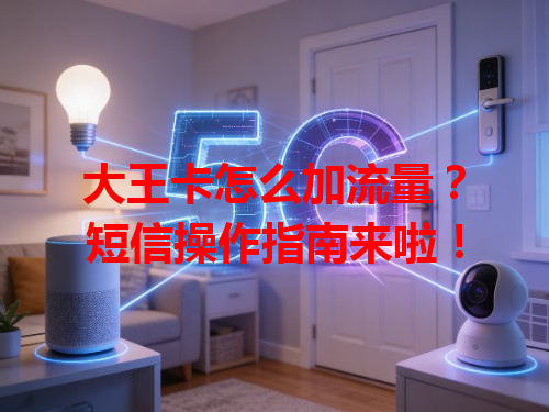 大王卡怎么加流量？短信操作指南来啦！