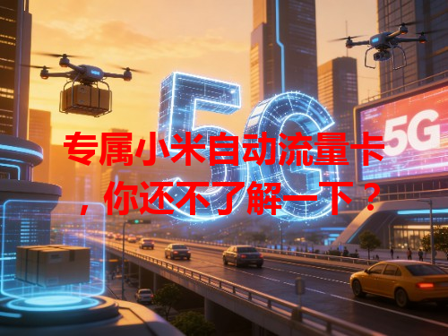 专属小米自动流量卡，你还不了解一下？