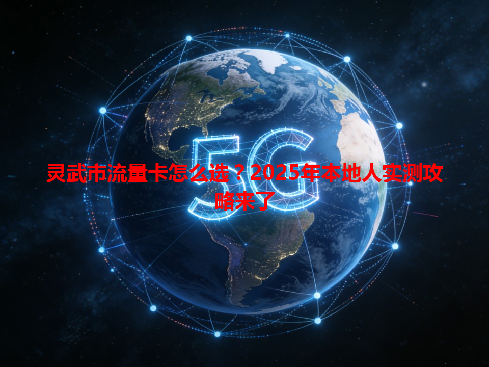 灵武市流量卡怎么选？2025年本地人实测攻略来了