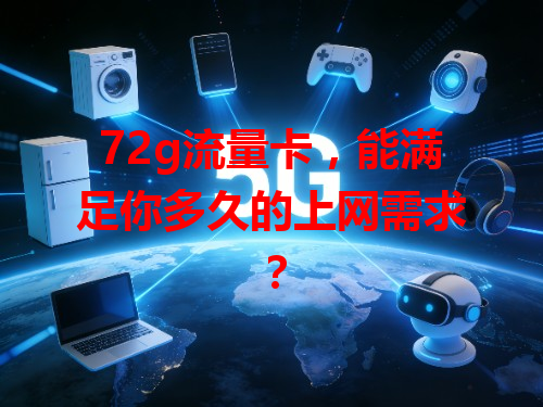 72g流量卡，能满足你多久的上网需求？