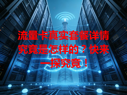 流量卡真实套餐详情究竟是怎样的？快来一探究竟！
