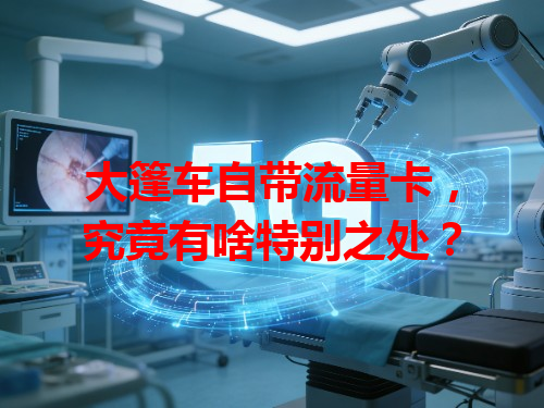 大篷车自带流量卡，究竟有啥特别之处？