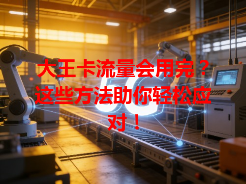 大王卡流量会用完？这些方法助你轻松应对！