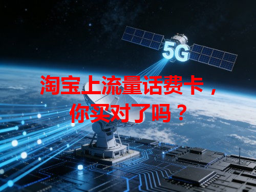 淘宝上流量话费卡，你买对了吗？