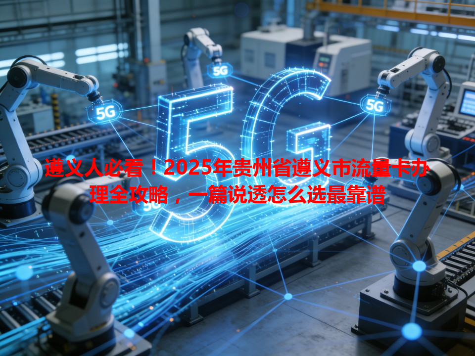 遵义人必看！2025年贵州省遵义市流量卡办理全攻略，一篇说透怎么选最靠谱