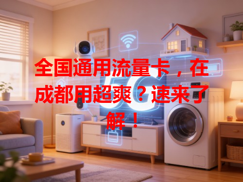 全国通用流量卡，在成都用超爽？速来了解！
