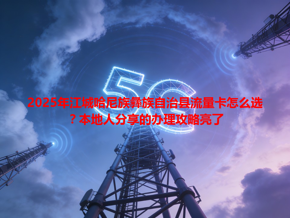 2025年江城哈尼族彝族自治县流量卡怎么选?本地人分享的办理攻略亮了