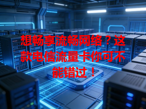 想畅享流畅网络？这款电信流量卡你可不能错过！