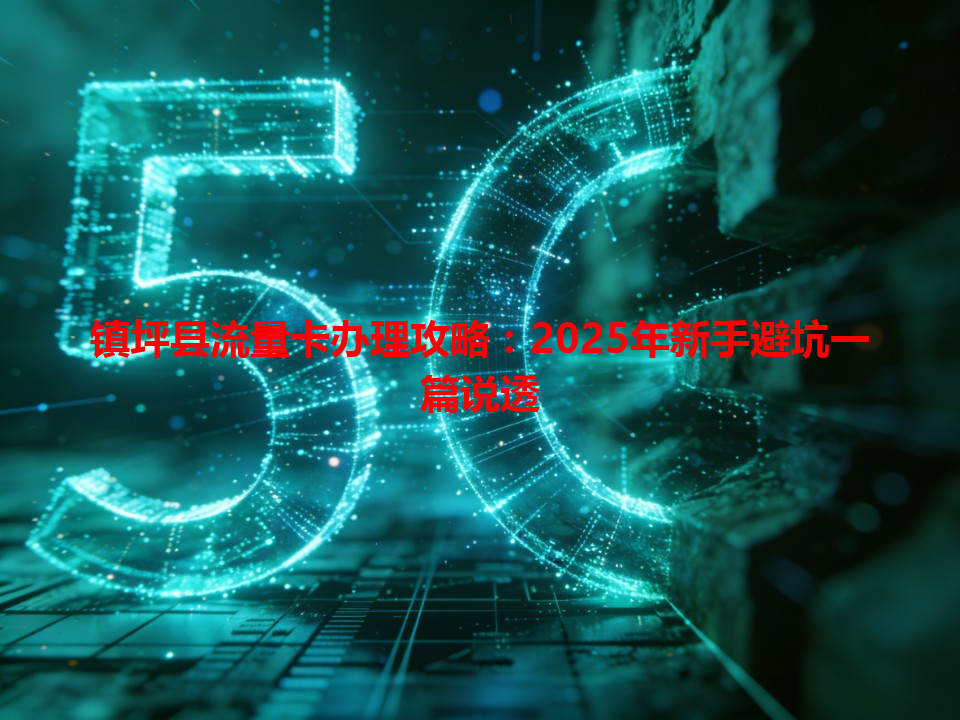 镇坪县流量卡办理攻略：2025年新手避坑一篇说透