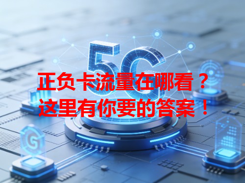 正负卡流量在哪看？这里有你要的答案！