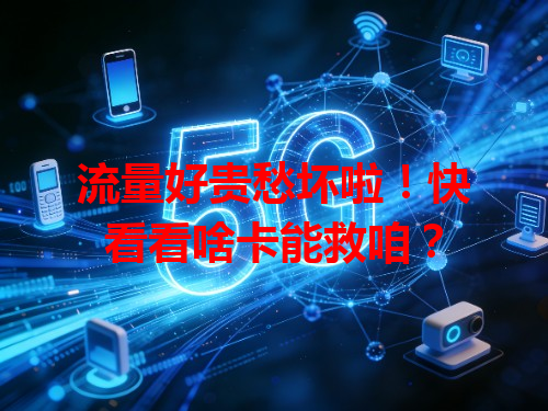 流量好贵愁坏啦！快看看啥卡能救咱？