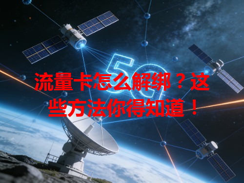 流量卡怎么解绑？这些方法你得知道！