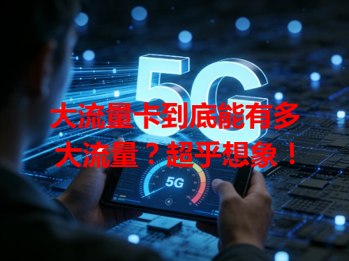 大流量卡到底能有多大流量？超乎想象！