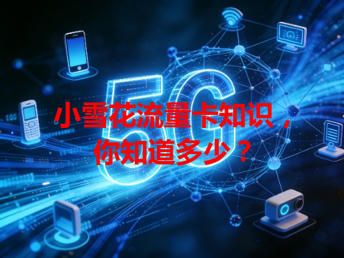 小雪花流量卡知识，你知道多少？