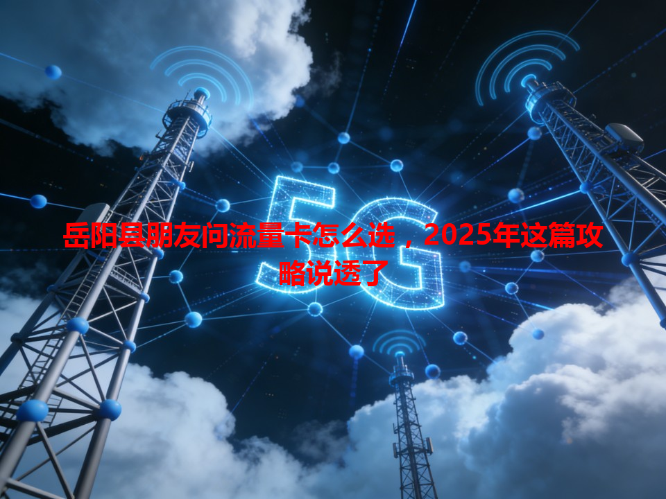 岳阳县朋友问流量卡怎么选，2025年这篇攻略说透了