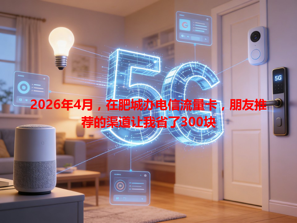 2026年4月，在肥城办电信流量卡，朋友推荐的渠道让我省了300块