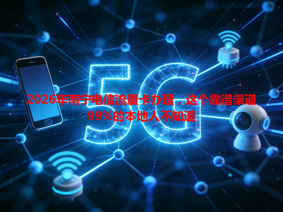 2026年南宁电信流量卡办理，这个靠谱渠道99%的本地人不知道