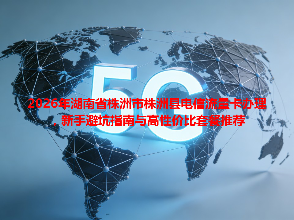2026年湖南省株洲市株洲县电信流量卡办理，新手避坑指南与高性价比套餐推荐